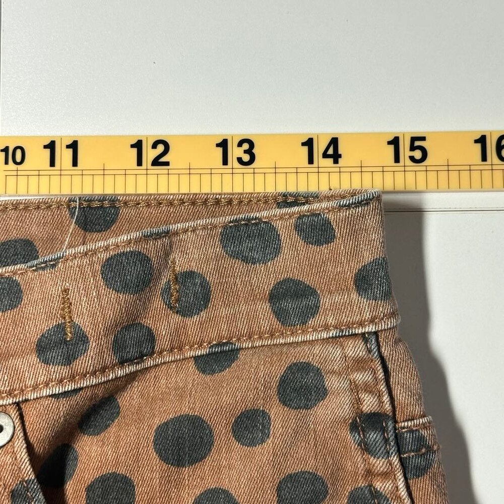 Madewell 10" High-Rise Skinny Leopard Jeans - Size 28 - Picture 2 of 10